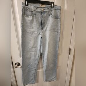 Madewell The Perfect Vintage Straight Jean Size 30 Light Wash